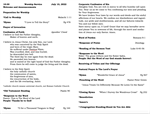 July 10, 2022 Bulletin