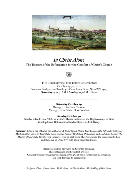 The Reformation for Today Conference