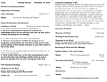 Worship Bulletin 11.19.23